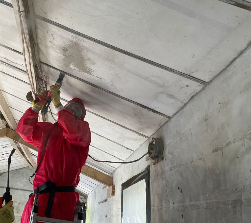 removal of asbestos